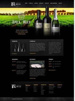 葡萄牙酒庄产品展示酷站欣赏